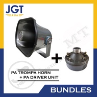 BUNDLE: 1pcs Horn 6x9" Trompa + 1pc PA Driver Unit Speaker