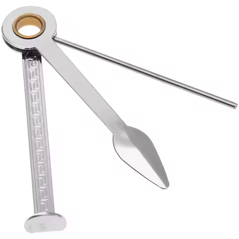 3-in-1 Folding Tobacco Pipe Knife Stainless Steel Reamers Smoking Pipe Clean Tool Needle Scraper Cle