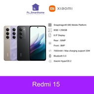 Xiaomi Redmi 15 (4G) Smart Phone | 8+256GB | 6.9" FHD+ Dot Display | 7000mAh | Snapdragon® 685 Mobil