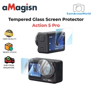 aMagisn Action 5 Pro Screen Protector Tempered Glass (2sets)