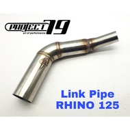 Project79 KTNS RHINO 125 Mini Ducati Exhaust Slip On Piping Muffler Stainless Steel Project79 QPM05S