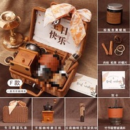 全城熱賣 - 禮品生日禮物女生送閨蜜小眾高級感手磨咖啡機咖啡香薰禮盒伴手禮藤籃咖啡機F款*