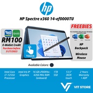 HP Spectre x360 14-Ef0000TU Intel i7-1255U 16GB 1TB | 13.5" 3K2K OLED Iris Xe W11 Touch Laptop 12th Gen i7
