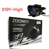 ZOONDY ไฟหน้ารุ่นใหม่ ระบบ 2สี LED S19Y / S11Y PRO แบบหัวเลนส์โปรเจคเตอร์ ไฟสูง-ต่ำ 12V-80V