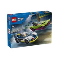 LEGO樂高城市系列60415警車大追擊積木玩具兒童益智男女生拼裝