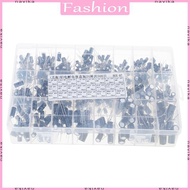 NAV 500PCS 24-Value Aluminum Electrolytic Capacitor Kit 0 1uF -1000uF 50V Capacitors