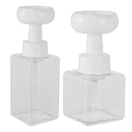 Foam Soap Dispenser 450ml Flower Shaped Foam Refillable Hand Soap Dispenser Empty Foam Liquid Hand Soap Containers Press Bottles for Kitchen And Bathroom Bottles Only beautiful