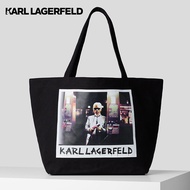 KARL LAGERFELD - KARL SERIES CANVAS SHOPPER 226W3932 กระเป๋าผ้า