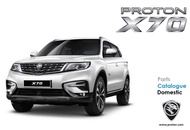 Proton X70 2019 - 2022 Parts Catalogue / Manual Alat Ganti Proton X70
