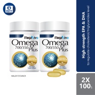Megalive Omega 700/350 Plus (2 x 100's)