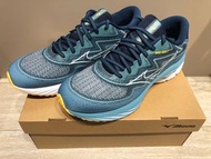 Mizuno Men Wave Rider 27 SSW Blue 男裝 路跑鞋 跑步鞋