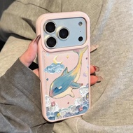Whale Sea CloudsFor iPhone 1615promax 1413 Soft Case phone case