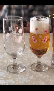 KIRIN 櫻花杯 麒麟一番榨 遇冷變色