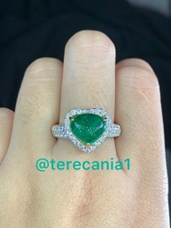 Cincin berlian eropa natural diamond Emas : 75% Berat total : 7.00gram