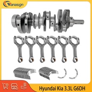 Engine Crankshaft Connecting Rod Bearings kit Fit 3.3 L V6 GAS G6DH For Hyundai Kia Santa Fe Azera S