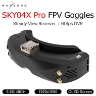 SKYZONE SKY04X PRO OLED 5.8G 48CH Steadyview Receiver with 1920X1080 DVR FPV Goggles