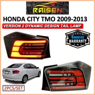 Honda City 2009 - 2013 Gm2 Version2 Dynamic Tail Lamp With Signal Running (Clear)