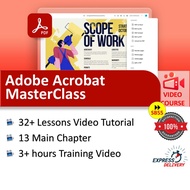 [Video Course] Adobe Acrobat Pro PDF MasterClass in 3 Hours [30++ Lessons Video Tutorial]