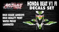 Honda Beat V1 FI Decals Set (Castrol)