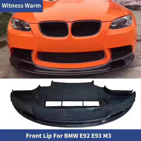 For E90 E92 E93 M3 Carbon Fiber Front Bumper Lip Spoiler Splitters for Bmw 3 Series E90 E92 E93 M3 C
