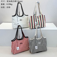 Alo Shopping Bag Womens Bag Tote Bag Large Capacity Shoulder Bag Simple Casual Handbag Bag JM