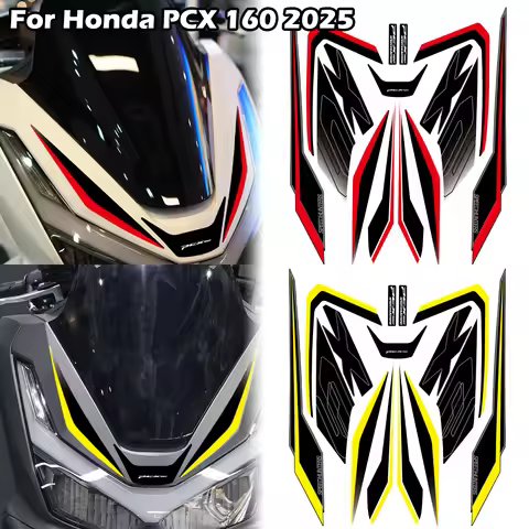 For Honda 2025 PCX160 PCX 160 pcx160 Motorcycle Scooter Body Decoration Stickers Moto Head Modified 