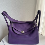 Hermes紫/黑雙色lindy36 紫進不出✨