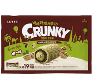 Lotte | CRUNKY mini 杜拜風味開心果巧克力棒 (36g) (平行進口)