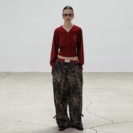 Badblood 2025 Leopard AJ Easy Pants – Brown