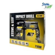 Steve & Leif Electric Corded 710W Impact Drill with 2-in-1 Hammer & Drill Function - Tool for Home D