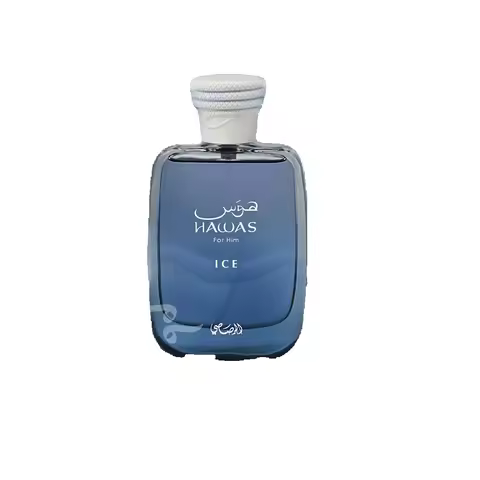 Rasasi Hawas Ice For Him Eau de Parfum, Fresh Cool Aquatic Citrus Cologne for Men, Long Lasting Summ
