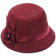 Hat middle-aged Ladies mother basin Hat summer old man Casual Straw Hat old man Grandma Sunshade Top