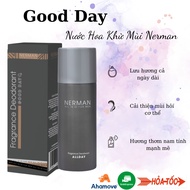 Nước Hoa Khử Mùi Nerman Good Day_ Dung tích 100ml Cải Thiện Mùi Hôi Cơ Thể Lưu Hương Lâu