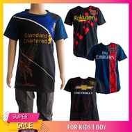 (HARGA BORONG) KIDS BOY JERSEY T-SHIRT FOOTBALL SOCCER SHORT SLEEVES (BAJU JERSI BUDAK LELAKI LENGAN PENDEK BOLA SEPAK)