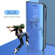 Luxury Smart Mirror Flip Leather Cover For Samsung Galaxy A17 Phone Case for Samsung A17 17A Galaxy