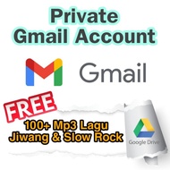Private GMAIL Account 🎁FREE 100+ Mp3 in GOOGLE DRIVE