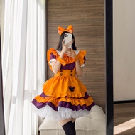 Halloween Lolita Lolita Skirt Restaurant Work Costume Japanese Anime Maid Maid Costume cosplay Costu