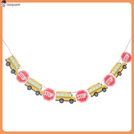 🎉 1 Set Classroom Banner for School Bus Birthday Party Decorations, 9.4X5.5X0.01in Back to School Th