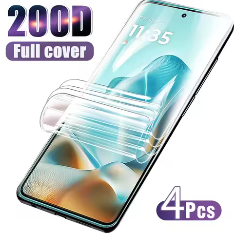 4Pcs Hydrogel Film For Motorola Edge 60 Fusion 5G Soft Film Edge60 Edge 60Fusion Edge60Fusion Full C