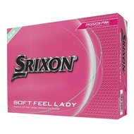 Srixon Lady Soft Feel Golf Ball - White / Pink