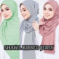 SHAWL RIBBED JERSEY (BORONG SAHAJA)