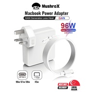 ✅【SG】Compatible With MacBook Charger Power Adapter GaN 30W 45W 61W 96W Fast Charging for MacBook Air