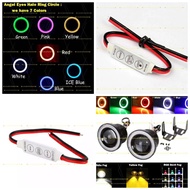 Universal Angle Wing Lens Foglamp Driving Projector Led Sport Light Angel Eye Daylight Daytime Motor