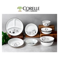 CORELLE Coordinates X Peanuts Plate Snoopy & Charlie
