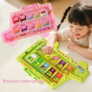 BF Magnetic Color Sorting Maze Game Number Matching Toy Kid Early Learning Counting Skill