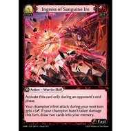 Ingress of Sanguine Ire | AMB - 209 - R | Action — Warrior Skill [GATCG SINGLES]