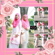 Baju Kurung Sulam Tangan (Full Sulam)