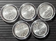 【5A】56年蘭花壹角 UNC品項 帶強光 一角 1角 五枚一組