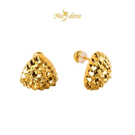 MASDORA 999 Gold Earring Earrings Emas - Golden Quartz Cutting (EMAS 999/24K)