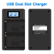 CITYORK เครื่องชาร์จแบตเตอรี่กล้อง 2-4 ช่อง แบตเตอรี่ Sony Series NP-550 / F750 / F960 / F970 / F980